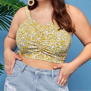 SHEIN CURVE Floral Cami Top